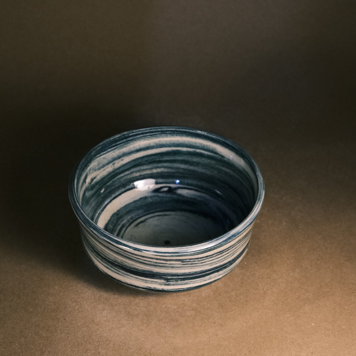 Dark Blue Marble Bowl 01