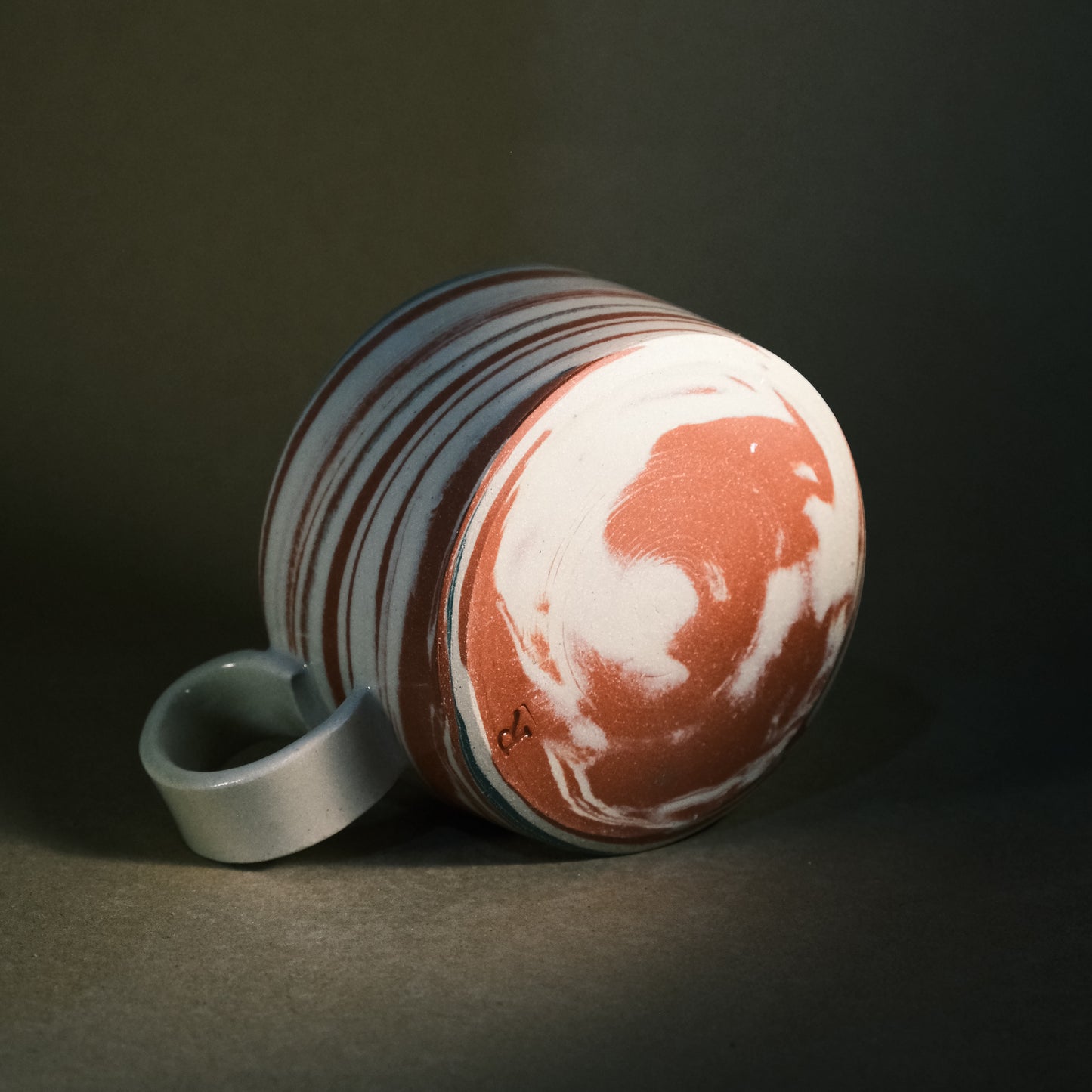 Red Green Marble 07
