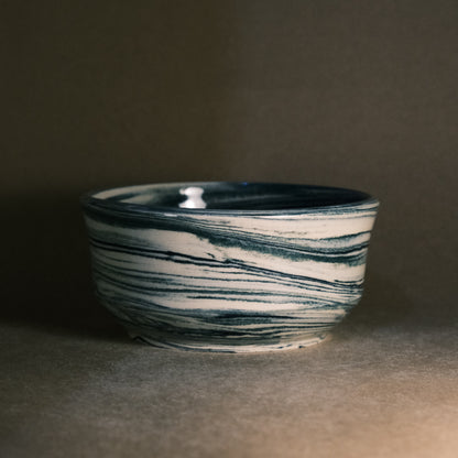 Dark Blue Marble Bowl 01