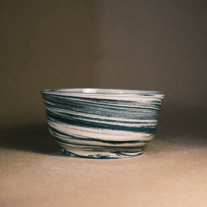 Dark Blue Marble Bowl 02