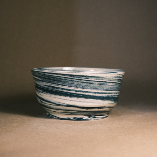 Dark Blue Marble Bowl 02