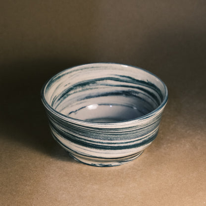 Dark Blue Marble Bowl 02