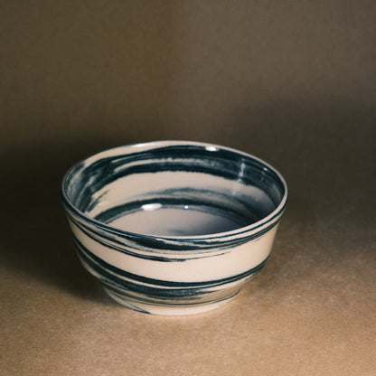 Dark Blue Marble Bowl 03