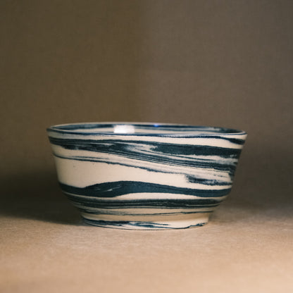 Dark Blue Marble Bowl 03