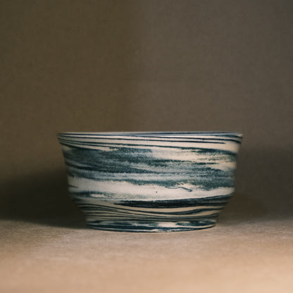 Dark Blue Marble Bowl 04
