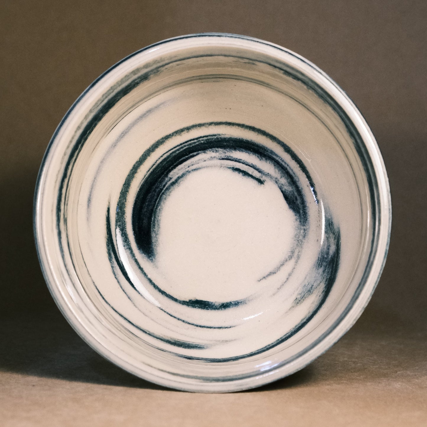 Dark Blue Marble Bowl 04