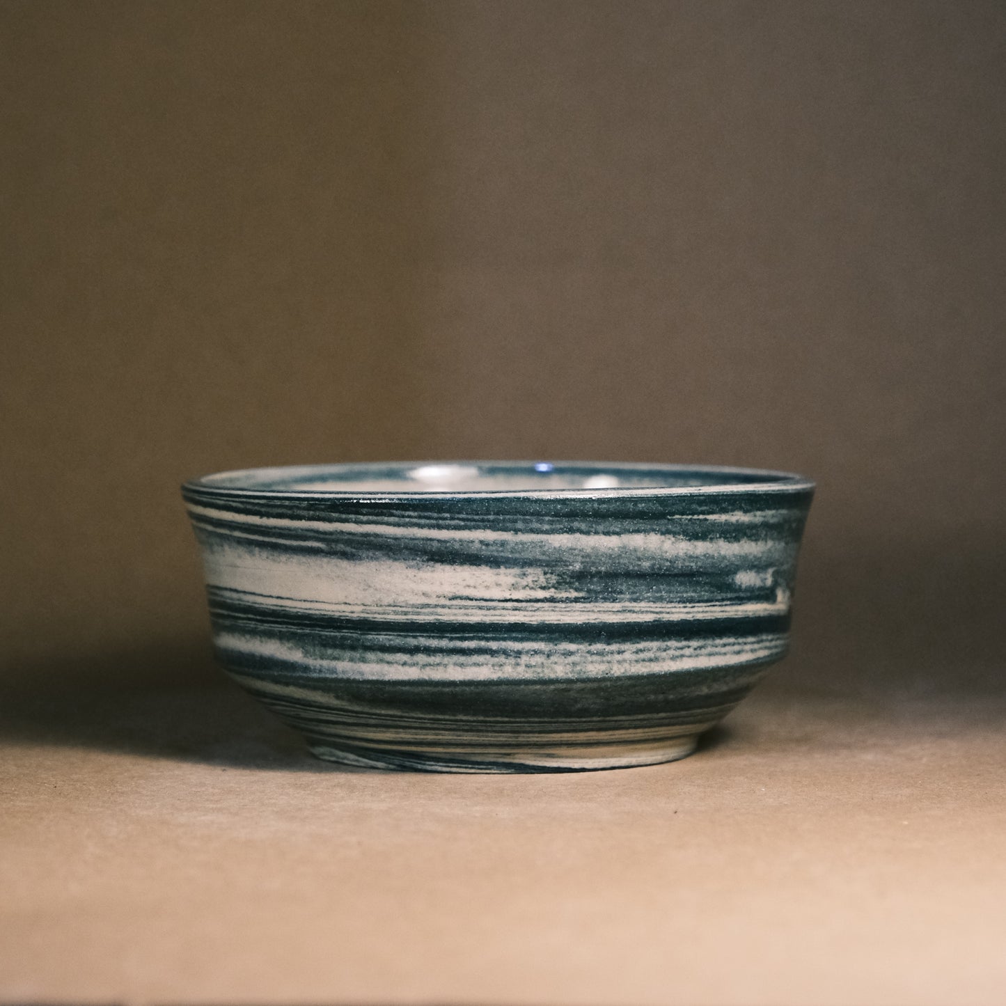 Dark Blue Marble Bowl 05