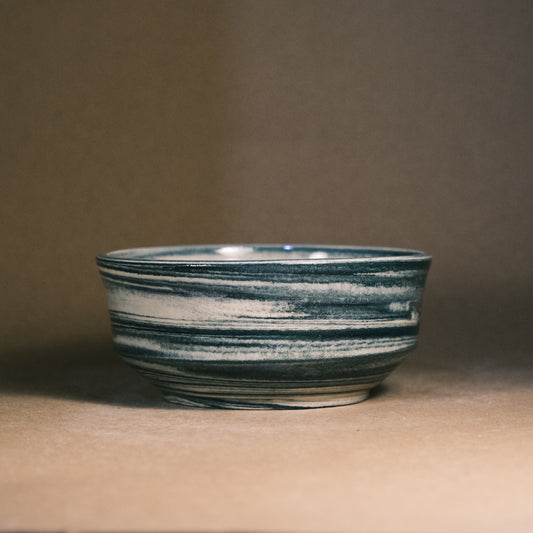 Dark Blue Marble Bowl 05