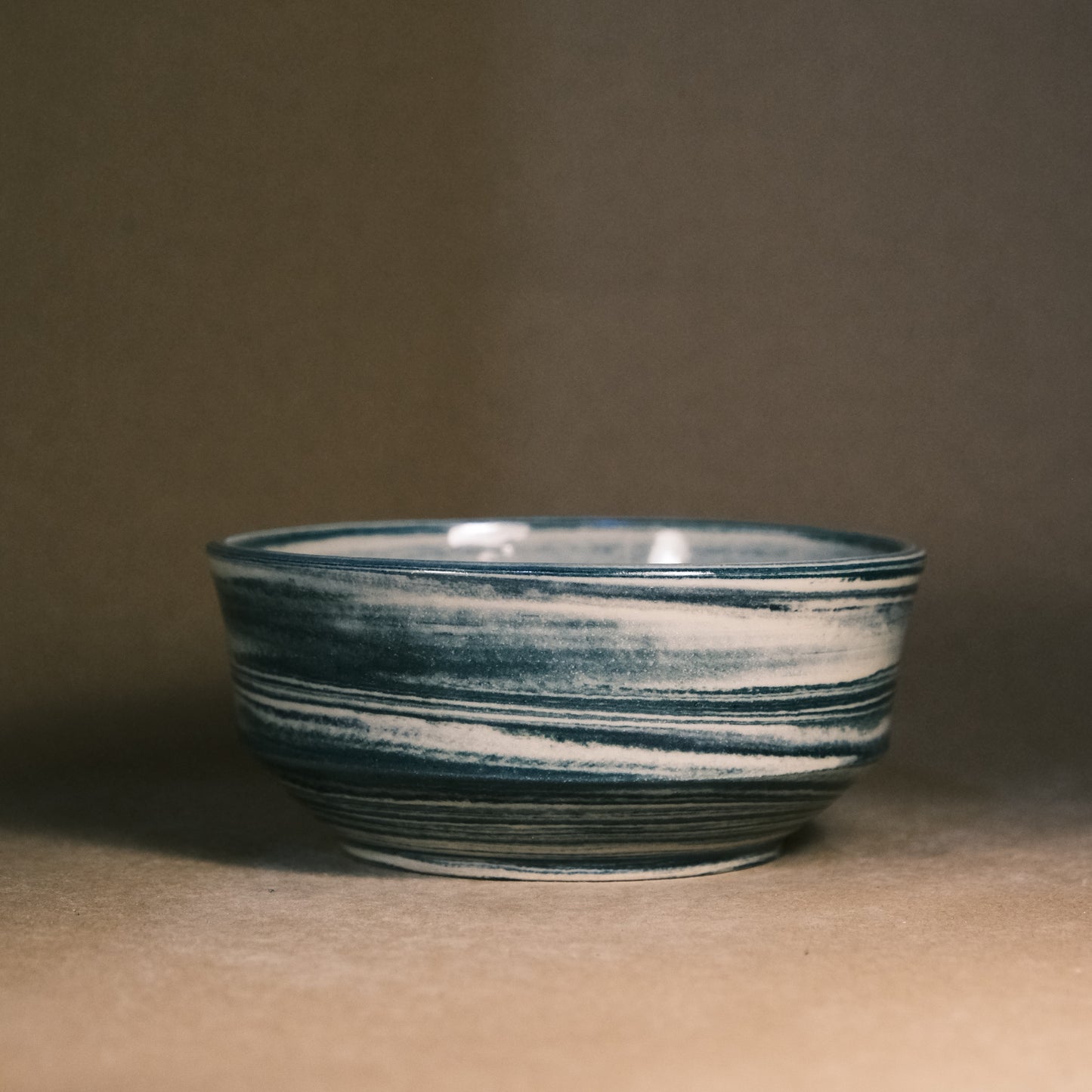 Dark Blue Marble Bowl 05