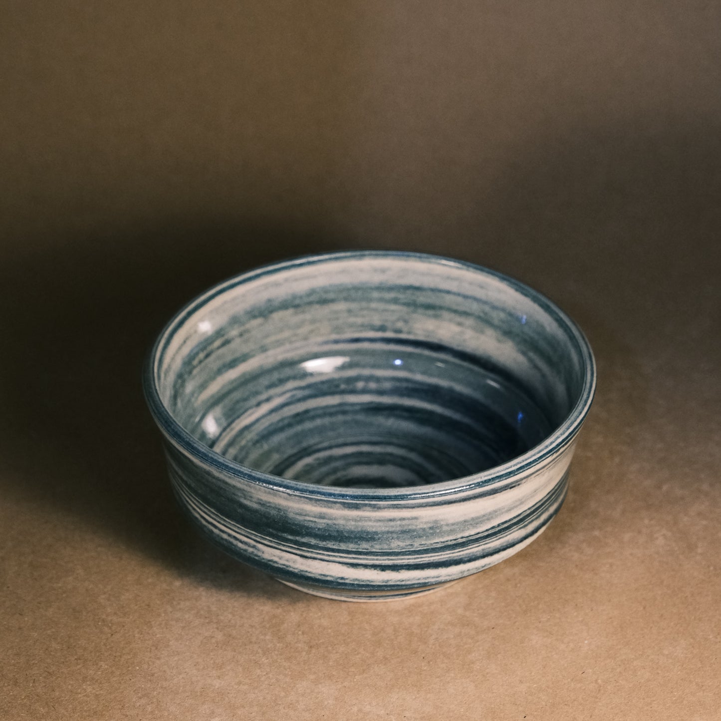 Dark Blue Marble Bowl 05
