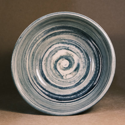 Dark Blue Marble Bowl 05