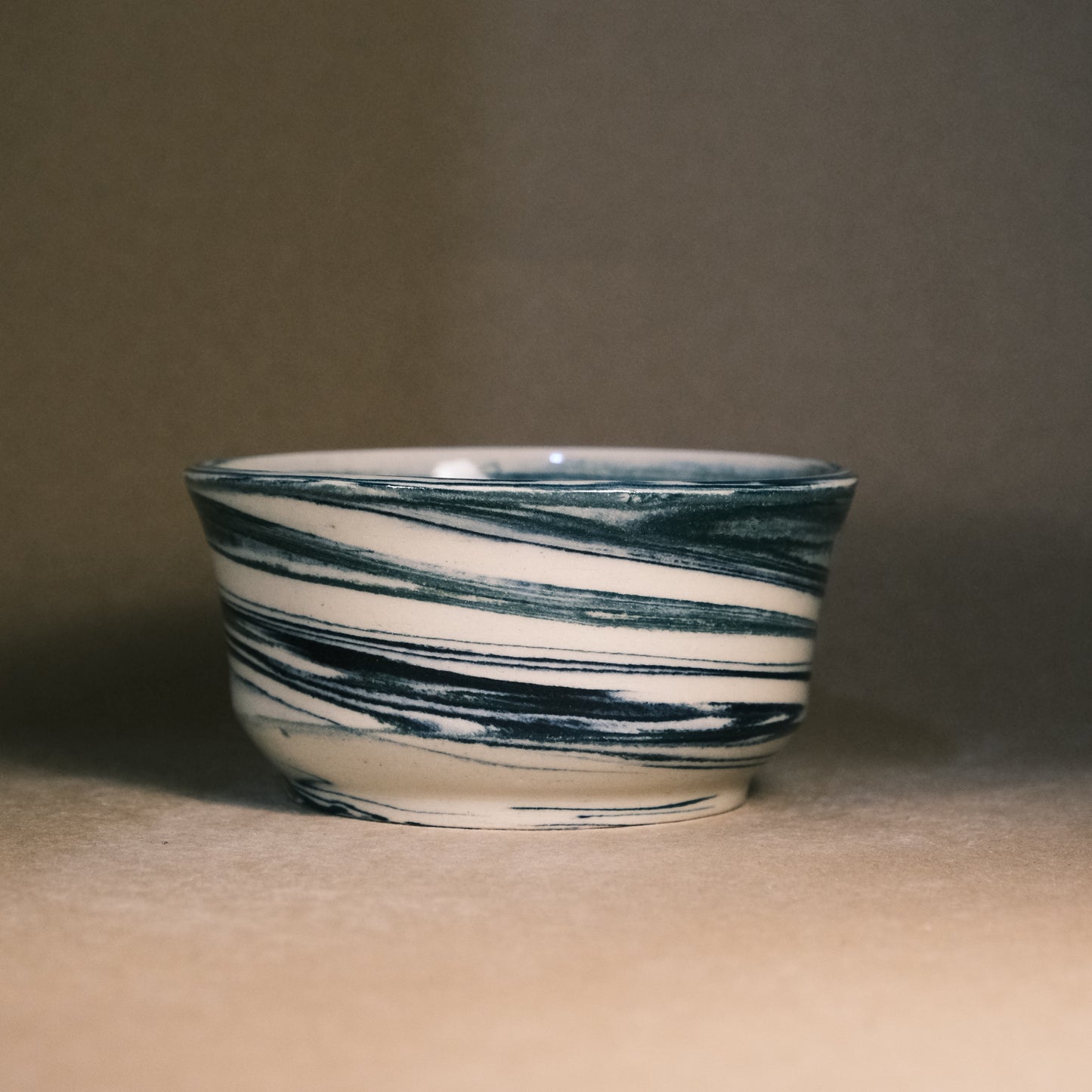 Dark Blue Marble Bowl 06