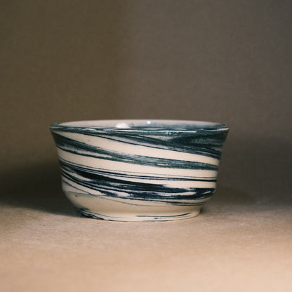 Dark Blue Marble Bowl 06