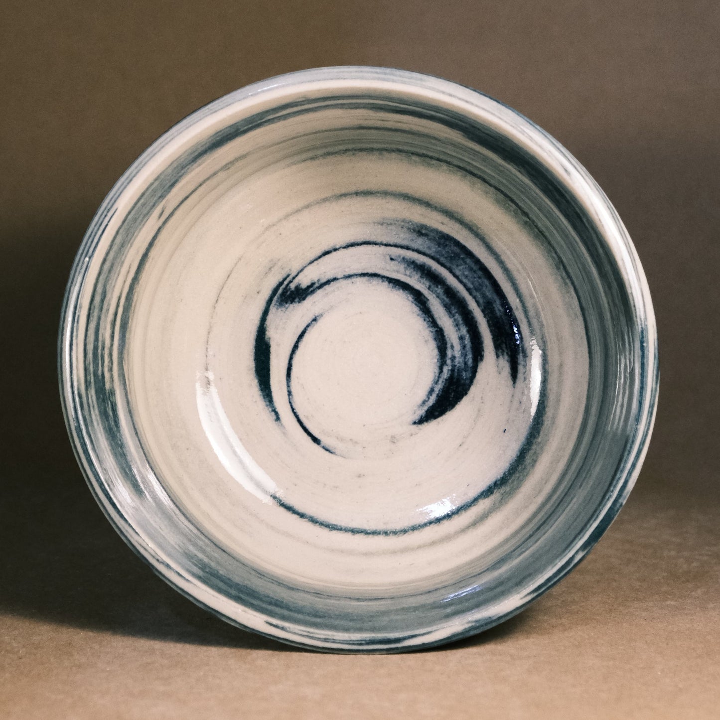 Dark Blue Marble Bowl 06