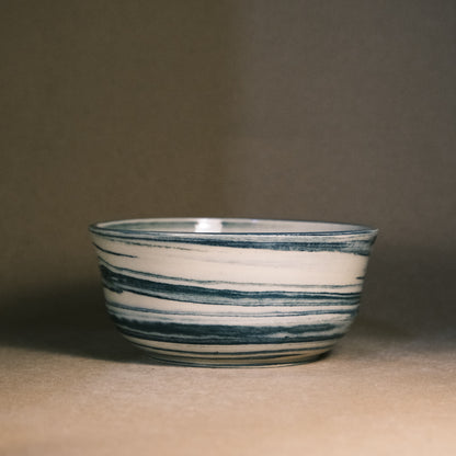 Dark Blue Marble Bowl 07