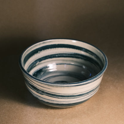 Dark Blue Marble Bowl 07